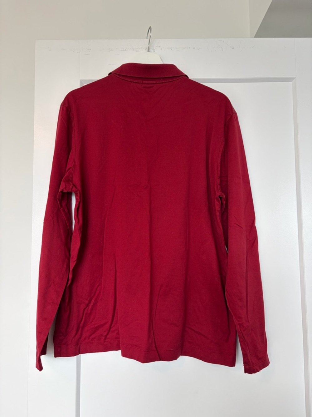 Boss Dark Red & Gray Polo Shirt – Size XXL - Picture 2 of 4